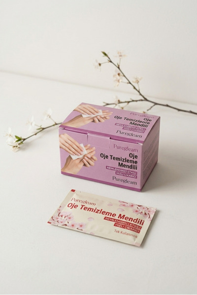 monalisatoka Oje Temizleme Mendili (1 Adet) - Nemlendirici Etkili Tek Kullanı...