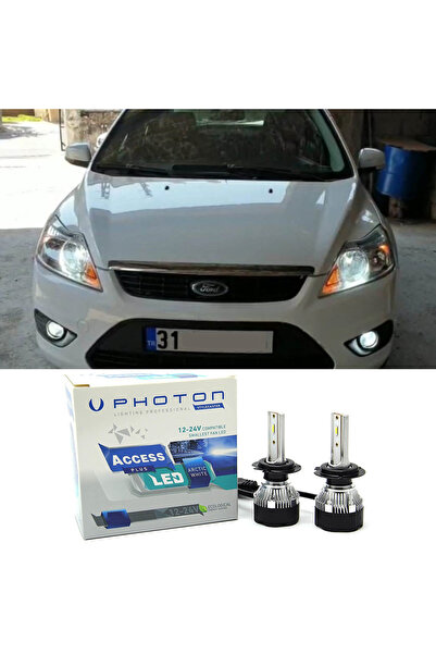 Photon Ford Focus 2 Led Xenon Kısa Far Ampulü H7 Access Yeni Seri Beyaz 2004-...