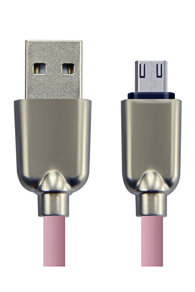 Cabletime καλώδιο micro USB σε USB CT-PE32-ZFMC, 2A, 480Mbps, 1m, ροζ