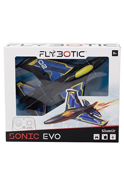 Silverlit Τηλεκατευθυνόμενο Αεροπλάνο Flybotic Sonic Evo Μπλε (7530-85741)