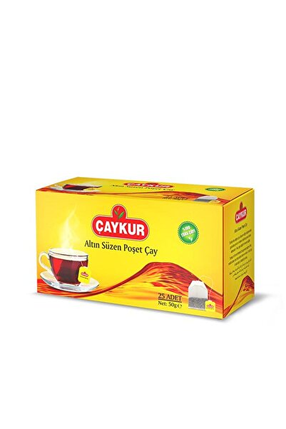 Çaykur Caykur Plicuri Altın süzen 50gr 25 buc Ceai Negru Turcesc