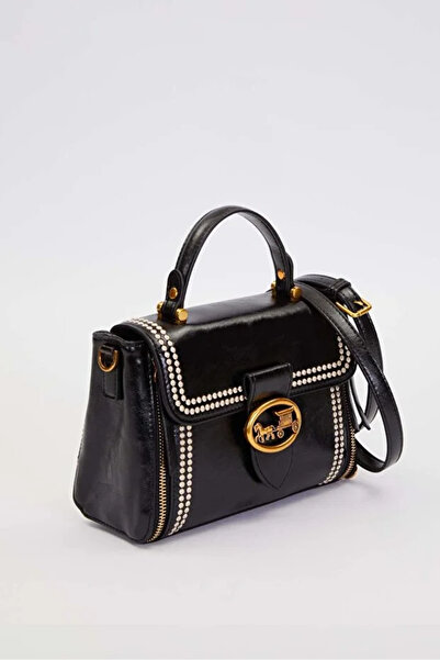 Levidor Authentic Fayton Metal Logo and Embroidery Detailed Medium Size Women...