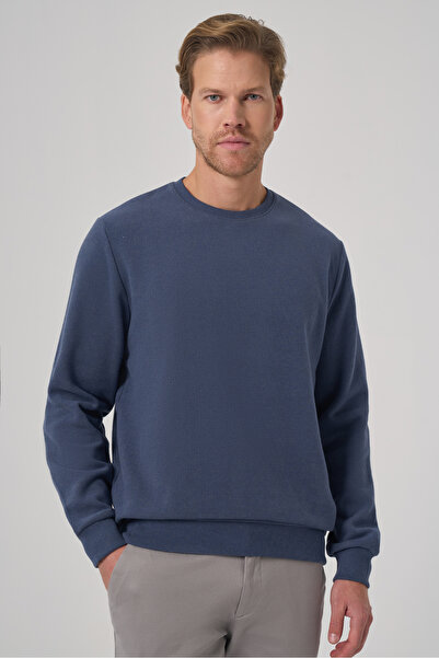Morven Men's Marine Trend Crew Neck Sweatshirt