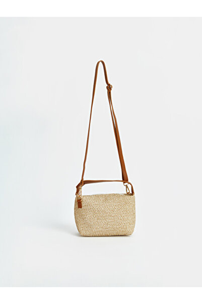 LC Waikiki Timeless Clothing & Timeless Choices Straw Weave Girls' Shoulder Bag