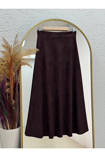 Holehola تنورة جونيل سويت MT.001-BN4272 بني داكن