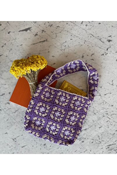 mellybags EL YAPIMI ÖRGÜ OMUZ ÇANTASI