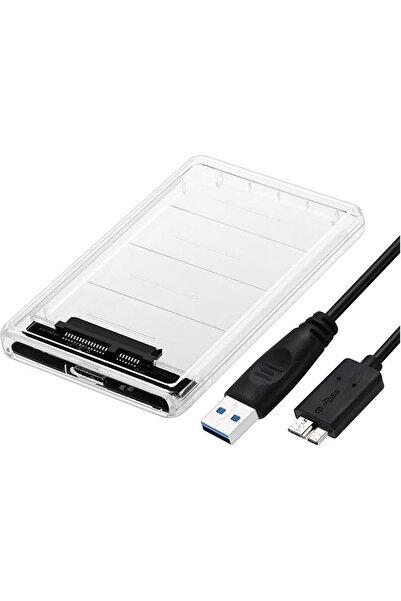 Yıldızan edl shop 6642 2.5" USB 3.0 Harici SSD Harddisk Şeffaf Taşınabilir HD...