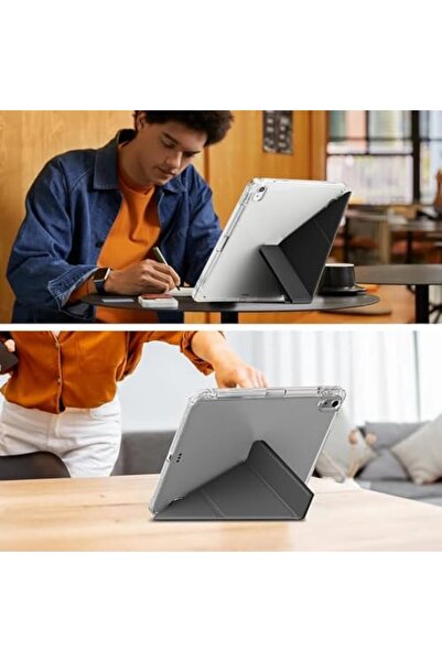 Yıldızan edl shop Galaxy Tab S10 Lite ile uyumlu Kılıf SM-X400 Saydam Arka Ka...