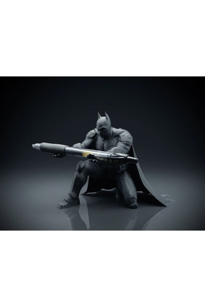 Furyon TECH Batman Figürlü Kalem Tutucu Siyah Gotik Süper Kahraman Masa Dekor...