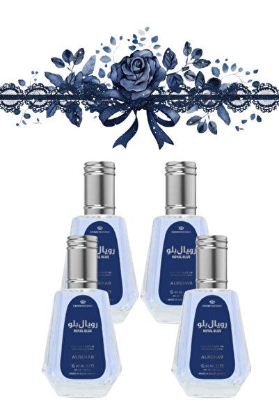 ALREHAB 4 Pieces Royal Blue Perfume 50ML