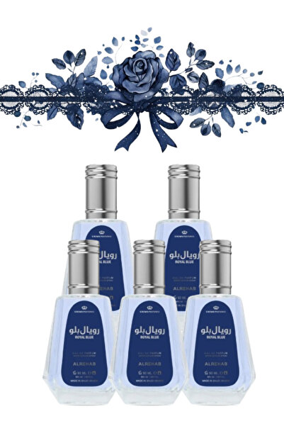 ALREHAB 5 Pieces Royal Blue Perfume 50ML