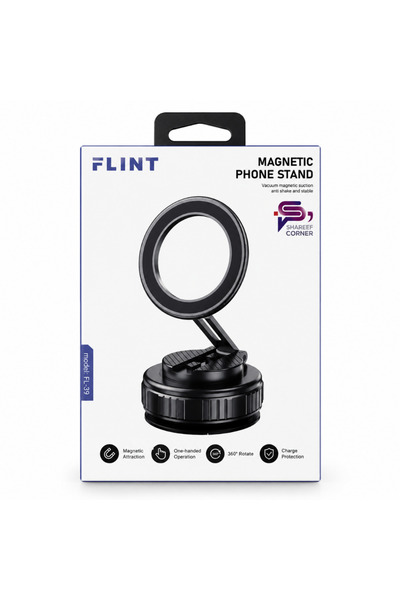 FLINT FL-39 Suction Cup Phone Holder - Secure Grip, 360° Rotation for Car & H...