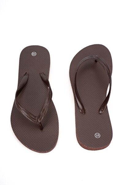 OZYO Havana Glitter Coffee Flip Flops
