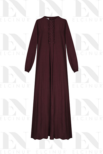 ELÇİNUR 26251 Pearl Detail Dress
