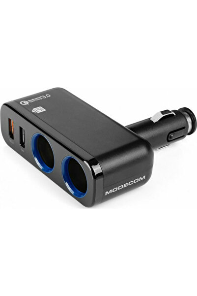 Modecom Adaptor de alimentare auto, Încărcător auto cu încărcare rapidă și po...