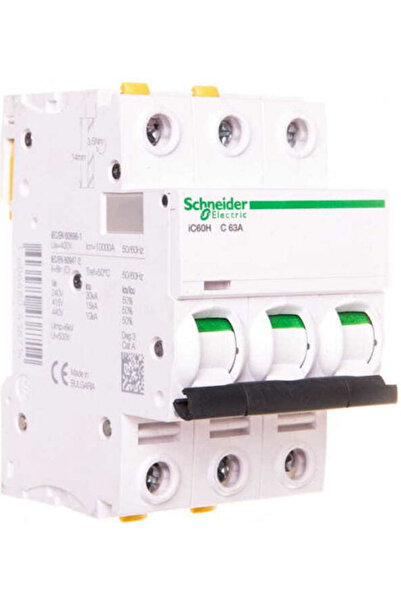 Schneider Electric Întrerupător de panou cu 3 poli, tip push, 63A