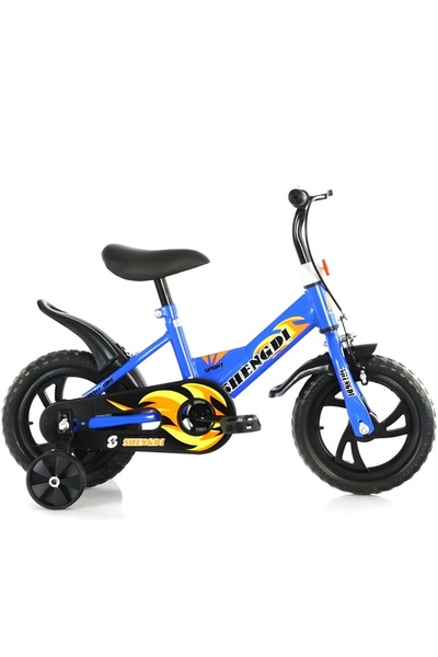 MACVI Bicicletă pentru copii de 12 inch cu roți ajutătoare — Distracție și si...
