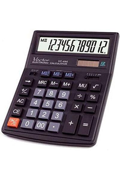 Vector Calculator de buzunar, gri, 1 bucată, Cod: K-VVC210III
