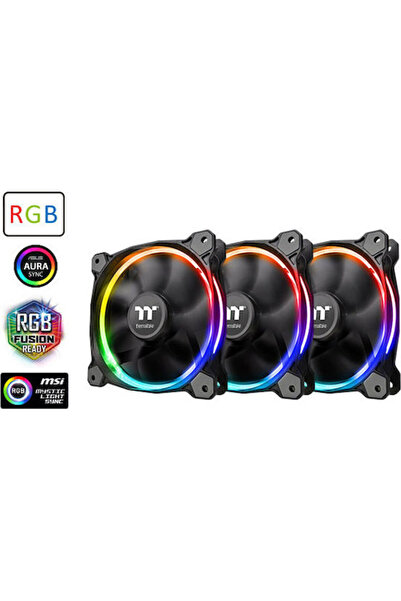 THERMALTAKE Ventilator carcasă Riing 12 LED, ediție sincronizabilă, 120mm (15...