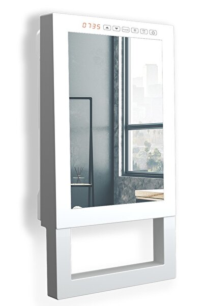 Radialight Quadro Visio - Ψηφιακό Αερόθερμο Μπάνιου με Πρόσοψη Καθρέπτη