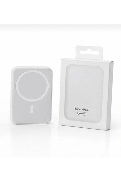 TAHTAKALETEKNİK Magsafe Kablosuz Taşınabilir Powerbank 5000 mAH Şarj Aleti - ...