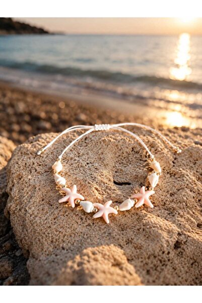 Rasa Starfish Seashell Bracelet – Coastal Girl, Beach Aesthetic, Boho Summer ...