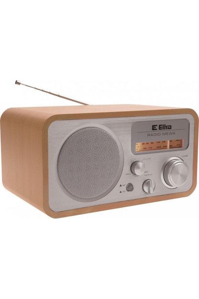 ELTRA Radio de masă electric Mewa, maro
