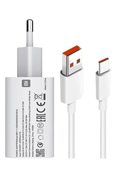 Xiaomi Orijinal Hızlı Şarj Cihazı 33W Qualcomm Turbo Hızlı Şarj Aleti Mdy-11-ez