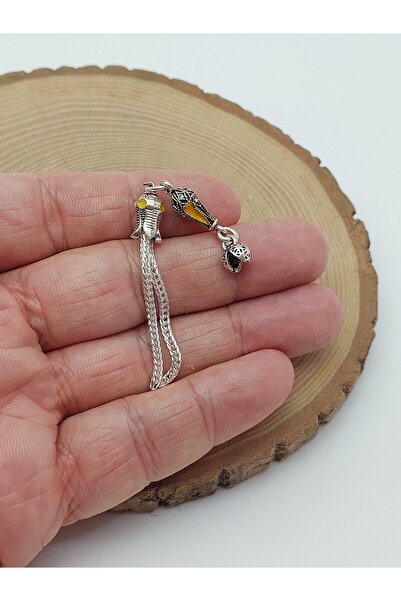 Yasamtohumu Double-Branch Metal Prayer Beads with Tassel/2 Pieces (62478)