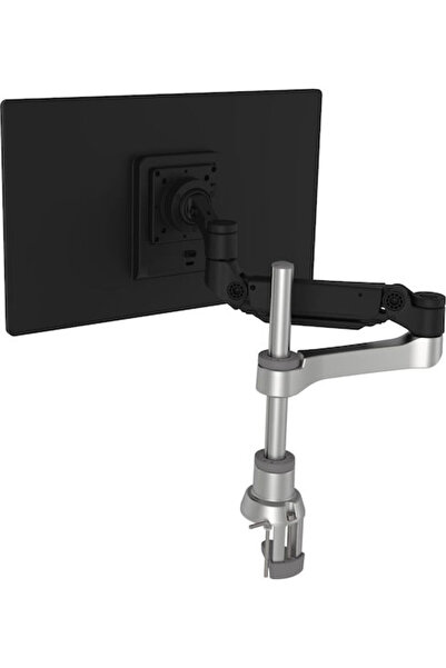 R-GO Tools Suport de birou pentru monitor de până la 40 de inci cu braț, argi...