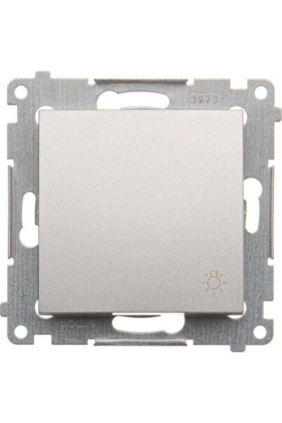 Kontakt-Simon Întrerupător de perete fără ramă Gri Cod: DS1.01/43