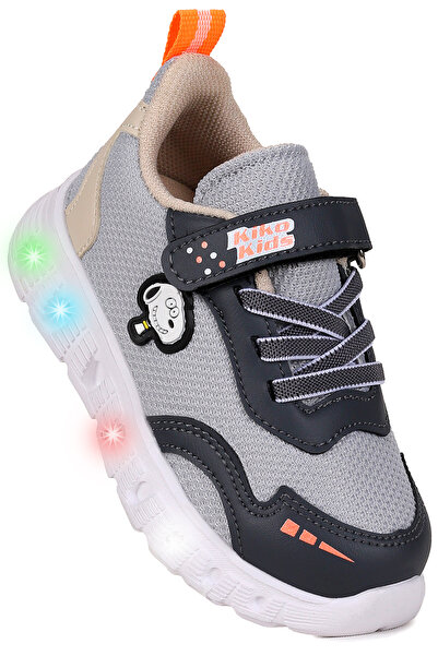 Kiko Kids Peras Işıklı Cırtlı Erkek Bebek Spor Ayakkabı