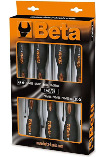 Beta Set 7 șurubelnițe Cod: 1243/D7