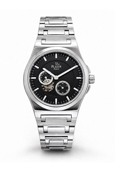 Platin Pierre Hds-1292Ga-A2 Steel Cord Functions Active Automatic Men's Wrist...