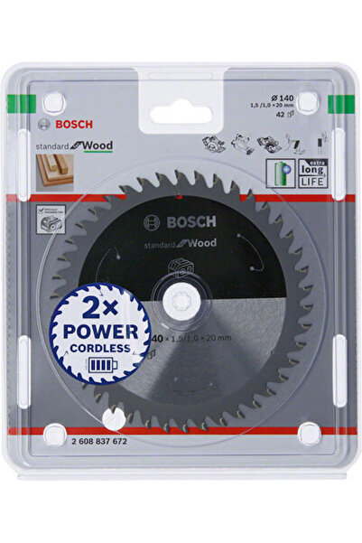 Bosch Disc de tăiere standard pentru lemn, diametru 140mm, 1 bucată