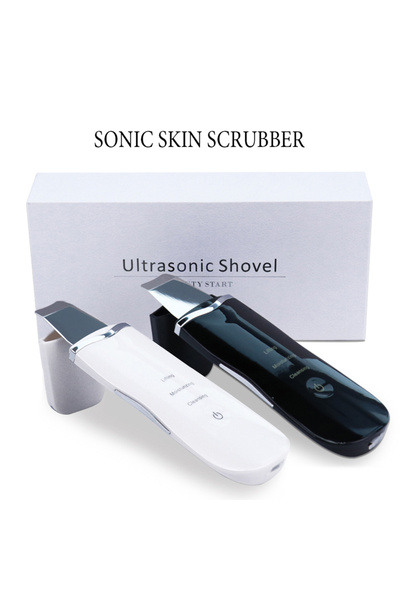 SANPKON Ultrasonic Skin Cleaner Electric Blackhead Remover Shovel Cleaning Pe...