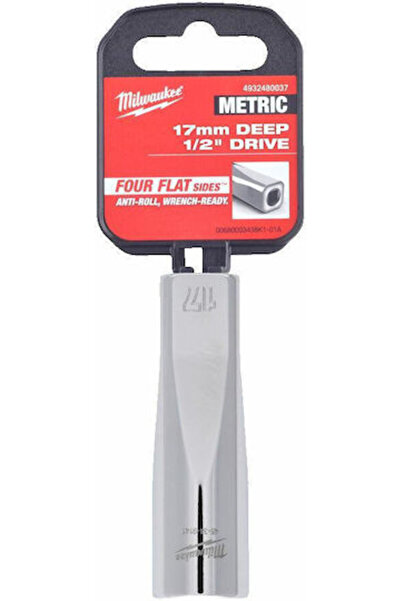 Milwaukee Soclu lung cu ramă, diametru 1/2 ", 1/2 " / 17