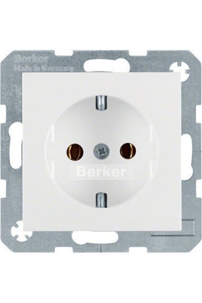 hager S.1 Priză electrică albă 1 buc.
