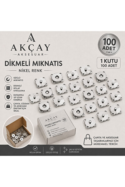 Akçay Aksesuar Magnetic Snap Buttons, Clothing Snap Buttons, Bag Snap Buttons...