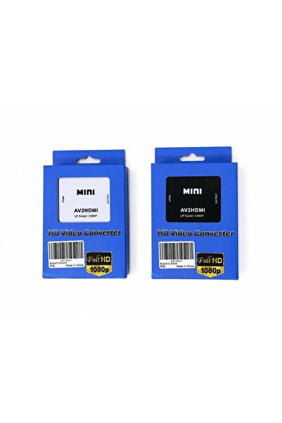 Mini محول من (AV) إلى (HDMI)