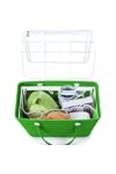 Arabest Thickened White PVC Divider Bags Multi-functional Household Daily Sto...