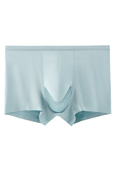 L&Wen Men's Underwear Seamless Ice Silk Quick Dry High Elastic U Shaped Conve...