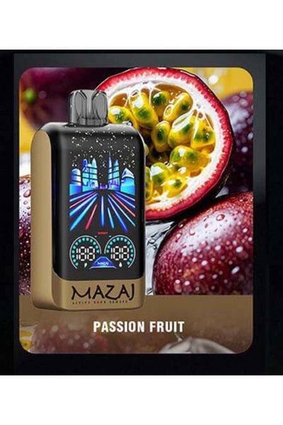 Mazaj Puff Curve 24000 Puff - Passion Fruit - Passion Fruit Curve 24000 Puff