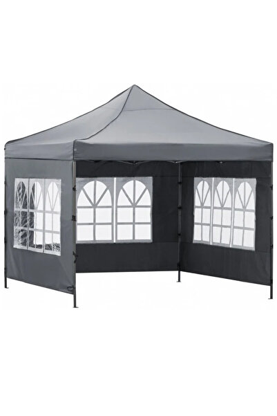 SERSIMO Pavilion de grădină tip cort, pliere rapidă, 300x300 cm, înălțime reg...
