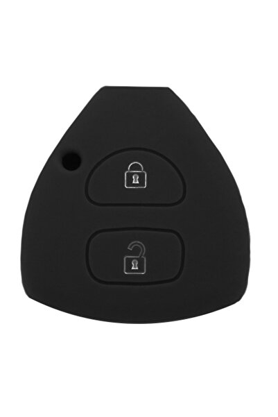 unbranded Θήκη κλειδιού για αυτοκίνητα Toyota 3006-02, εύκαμπτη, μαύρη