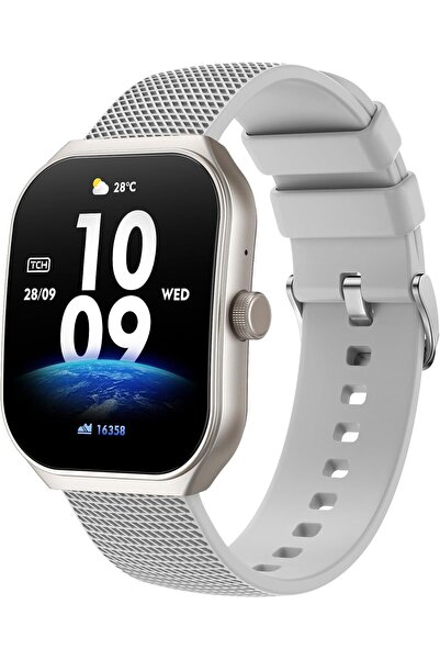 TCH Calling Smart Watch Z10 Pro Swift Silver for Men & Women, Bluetooth Call,...