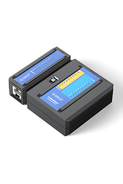 Orico tester καλωδίων TXJ004, δικτύου 4P/8P & τηλεφώνου 2P/4P/6P