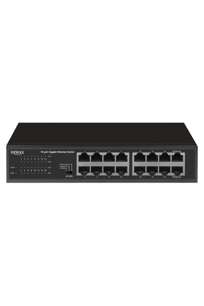 OEM HIMAX switch S116G, 16x Ethernet θύρες, έως 1000Mbps