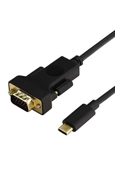 Cabletime καλώδιο USB-C σε VGA CT-U31-CMVGA, 1080p/60Hz, 1.8m, μαύρο
