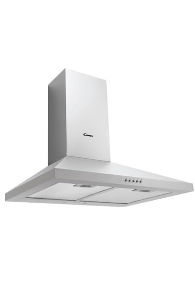 Candy شفاط مطبخ مدمج 60 سم، 3 سرعات، إضاءة LED، تصنيف A، ستانلس ستيل CCH6MXGG